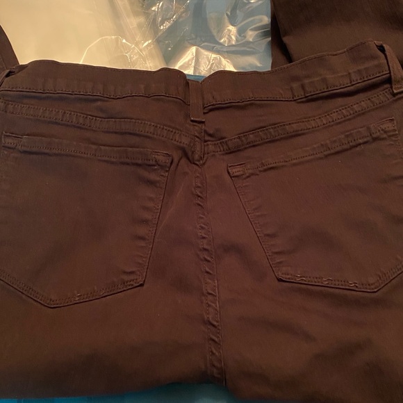 NYDJ Not Your Daughter's Jeans Black High-Rise Straight Leg Jeans Size 10 VGC - Picture 6 of 7